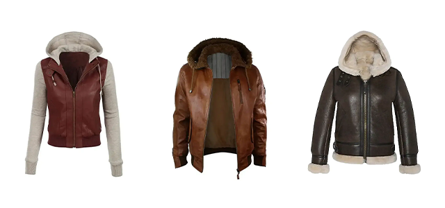 Best-Leather-Jackets-For-Men-Hooded-Bomber-Jackets