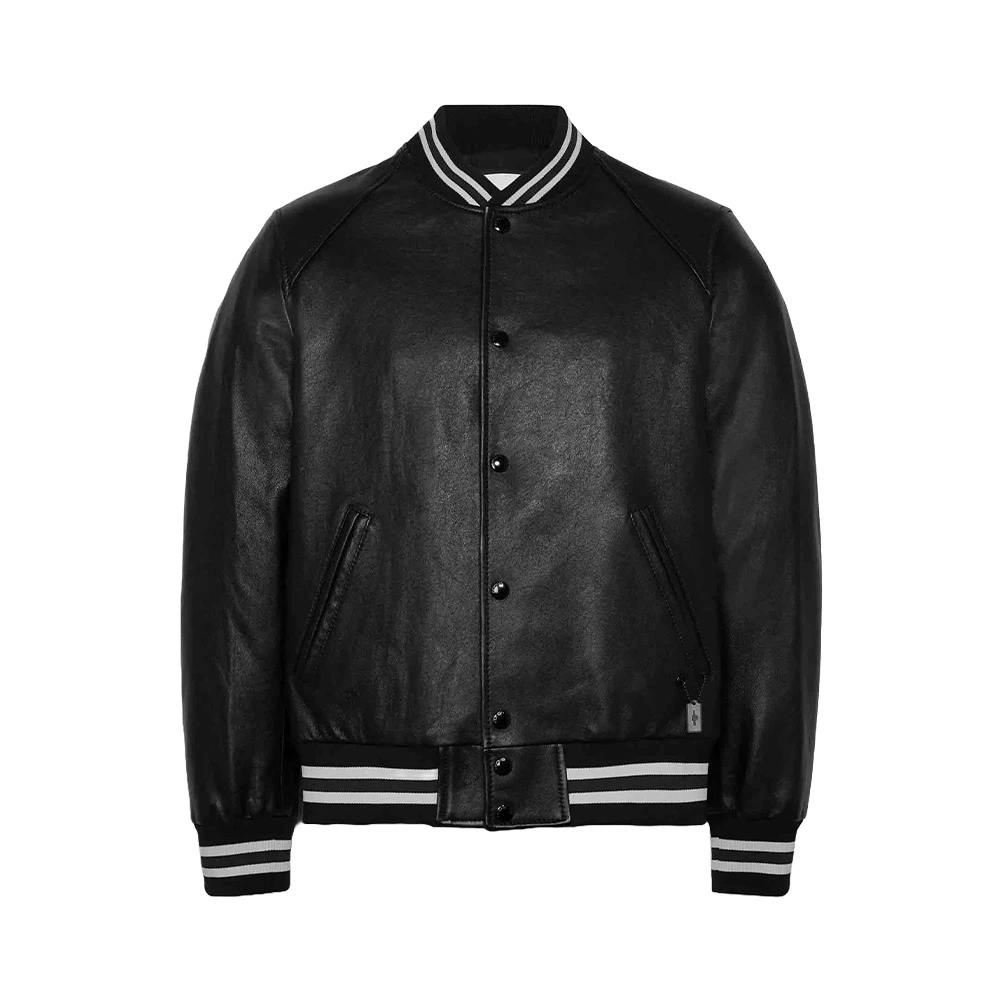 Men's Leather Varsity Jacket